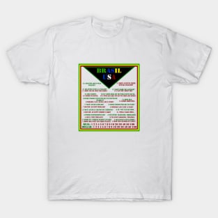 ESSENTIAL PHRASES FOR TRAVELING TO BRAZIL. SAMER BRASIL T-Shirt